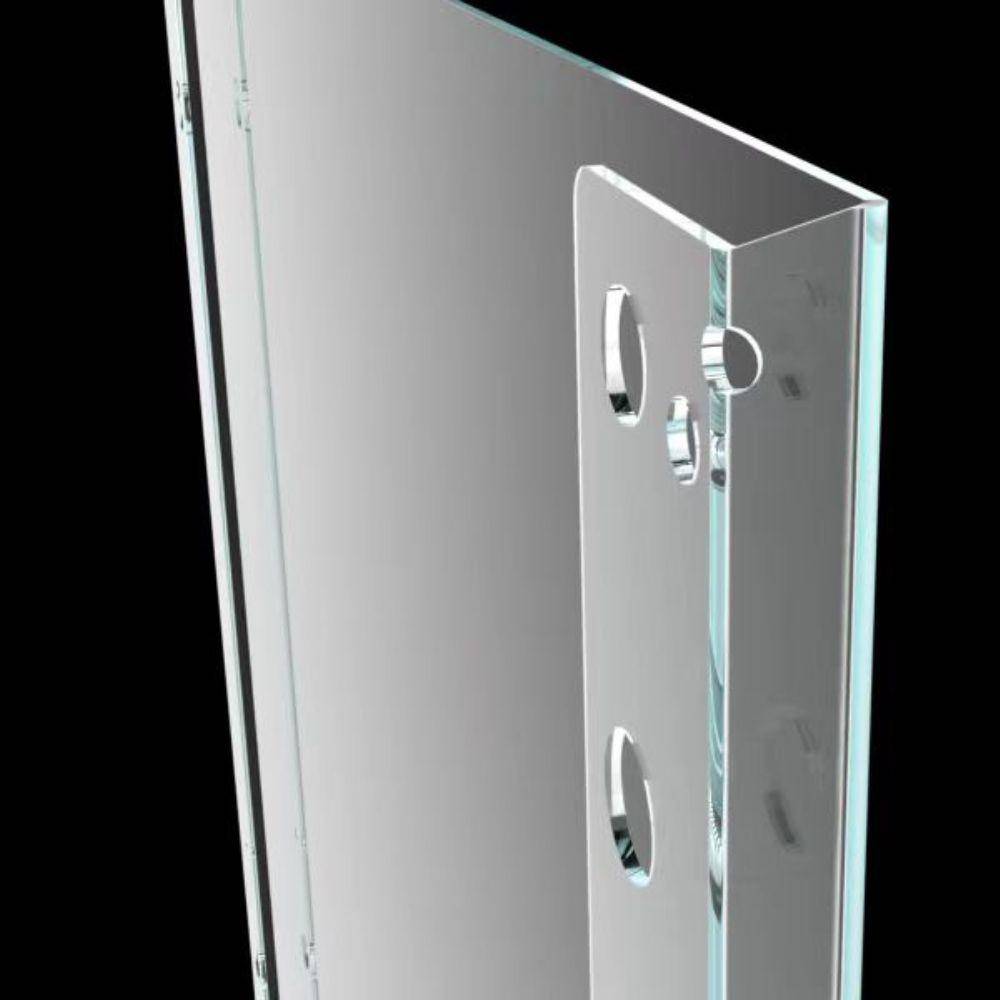 Frameloos afneembaar frame glanzend